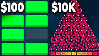 $100 vs $10,000 Gambling Session